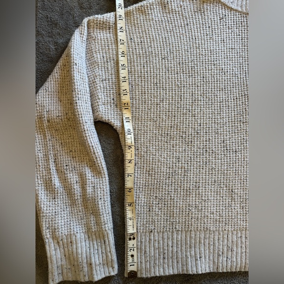 William Rast Light Gray Women's Turtleneck Sweater - Picture 3 of 5